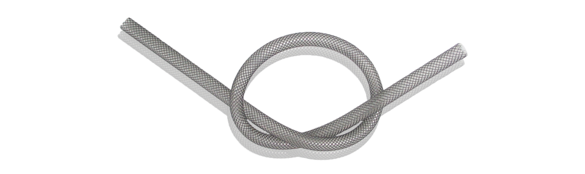 Coated implantable nitinol braid