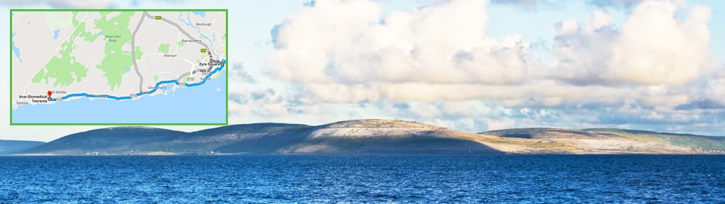 Spiddal looking on to Galway bay