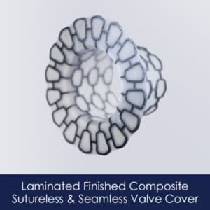 Seamless & Sutureless medical fabric covering of Structural Heart Valves