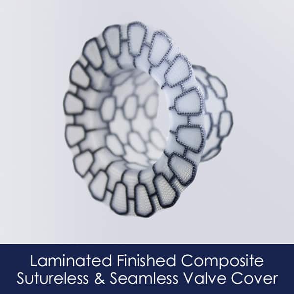 Seamless & Sutureless medical fabric covering of Structural Heart Valves