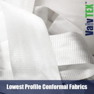 Lowest Profile Conformal Fabrics for heart valve frames