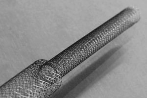 Tapered Nitinol braid