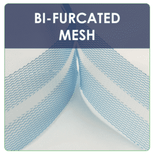 Custom design BI-FURCATED MESH