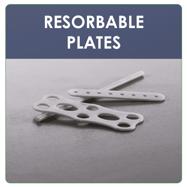 Custom design and development of high-strength resorbable plates