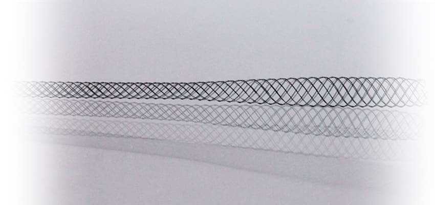 Tapered nitinol braid 3 - 96 ends