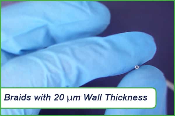 Ultra-Low-Profile Braided Implantable PET Ultra-Low-Profile Braided Implantable PET
