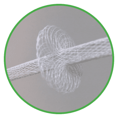 Secondary Heat Set Braided Fabric