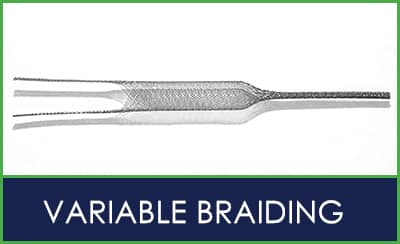 Variable Braiding – Bifurcated Nitinol Braid